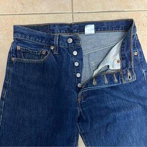 Levi's Dark Blue Straight Jeans